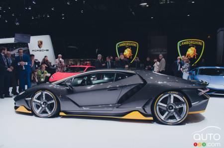 Voiture Sport du Salon de l'auto de Genève 2016 - Lamborghini Centenario