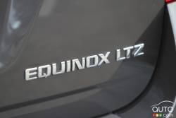 Écusson du modèle du Chevrolet Equinox LTZ 2016
