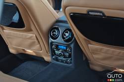 Controls for rear-seat passengers