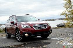 2016 Subaru outback front 3/4 view