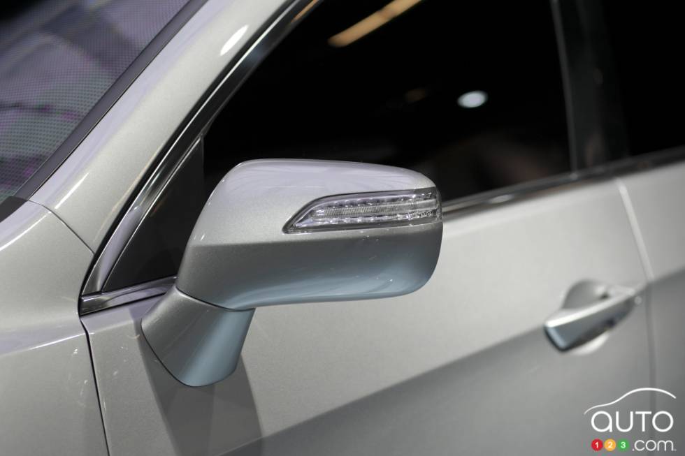 Left side outside mirror