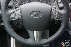 2016 Infiniti Q50s Red Sport steering wheel