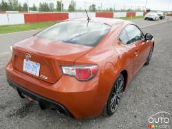 Copper FR-S right rear 3/4 view