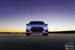 Front view of the 2019 Veloster N 