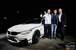 Détail extérieur de la BMW M4 Édition DTM Champion 2017