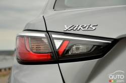 Feux arrière de la Toyota Yaris 2016