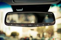 2017 Hyundai Santa Fe Sport rearview mirror