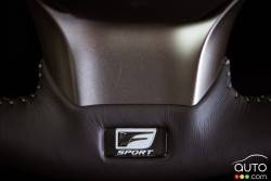 2016 Lexus GS 350 F Sport steering wheel detail