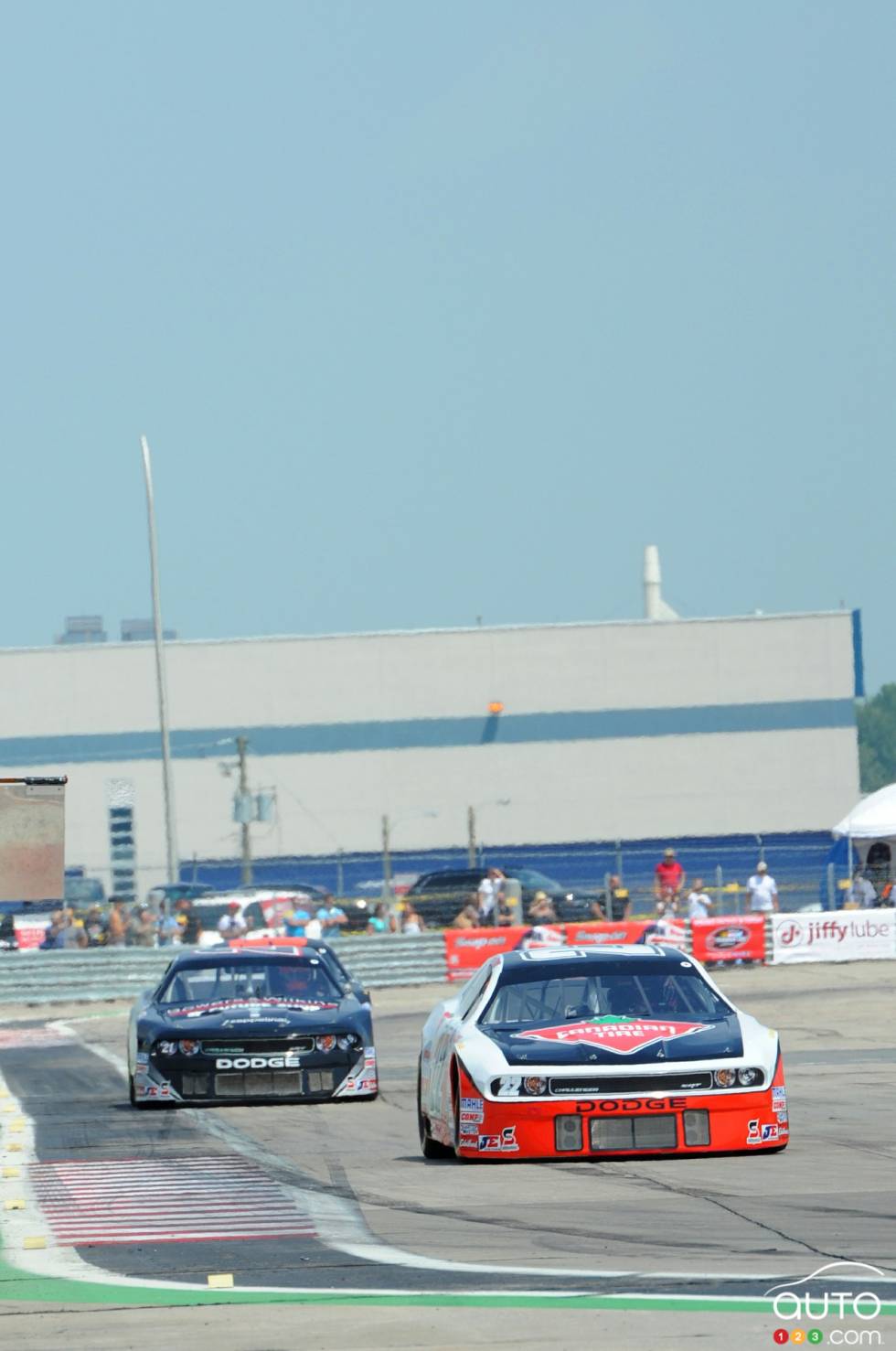 Scott Steckly, Canadian Tire Dodge durant la pratique finale de samedi