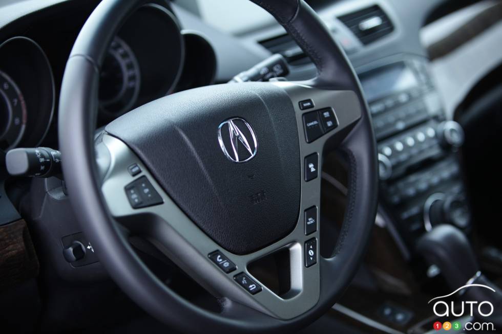 Steering wheel with controls