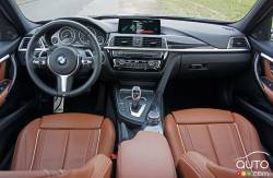 Tableau de bord de la BMW 340i xDrive 2016