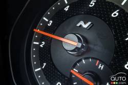 Speedometer of the 2019 Veloster N 