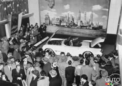 1953 Chevrolet Corvette at the Motorama Show Car