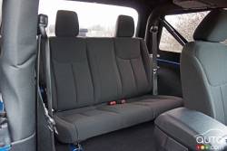 2016 Jeep Wrangler Sport S rear seats