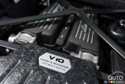 Détail du moteur de la Lamborghini Huracan 2015