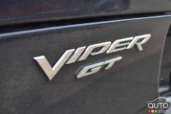 Écusson du modèle de la Dodge Viper 2016