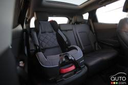 Rear seats with child seat