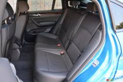 2016 BMW X4 M4.0i rear seats