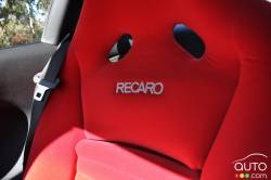 2002 Mazda RX-7 Spirit R seat detail