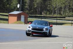 We take to the track with the 2019 Fiat Abarh 124 and Abarth 500
