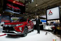 Tony Laframboise unveils the all-new 2018 Eclipse Cross at the Canadian International Auto Show.
