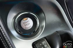 Bouton de démarrage et arrêt du moteur de la Nissan Maxima Platinum 2015