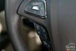 2016 Lincoln MKC Ecoboost AWD steering wheel mounted cruise controls