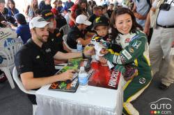 James Hinchcliffe , Andretti Autosport at autograph session