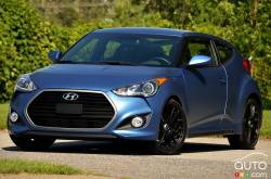 2016 Hyundai Veloster Rally front 3/4 view