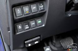 Boutton de contrôle des modes de conduite de la Nissan Rogue 2017