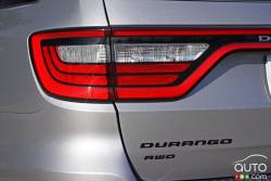 Feux arrière du Dodge Durango SXT 2016