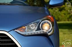 2016 Hyundai Veloster Rally headlight