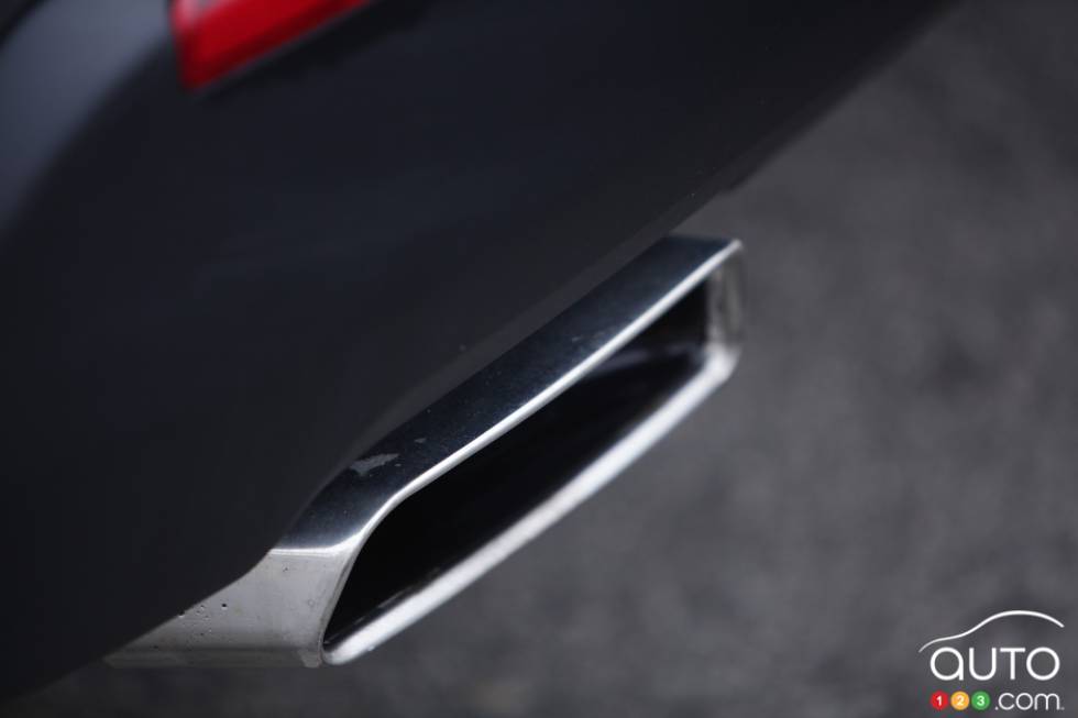 Chrome exhaust tip