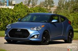 2016 Hyundai Veloster Rally front 3/4 view
