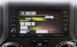 2016 Jeep Wrangler Sport S infotainement display