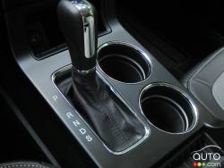 Shifter and cup holders details