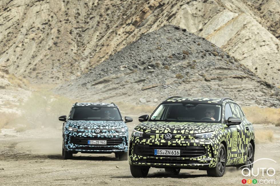 Introducing the 2024-2025 Volkswagen Tiguan (camouflaged)