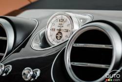 Détail intérieur du Bentley Bentayga 2016