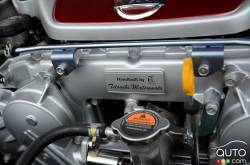 Détail du moteur de la Nissan GT-R 2017