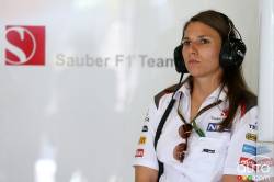 Simona De Silvestro, pilote affiliée à l'équipe Sauber F1.