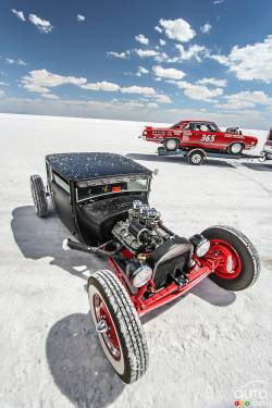 The popular "rat rod" style has come to the sacred salts of Bonneville, but traditional hot rods still prevail at their birthplace.
