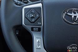 2016 Toyota Tundra 4X4 CrewMax 1794 edition steering wheel mounted audio controls