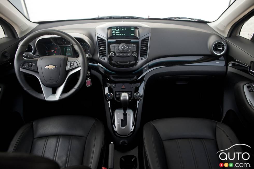 Dashboard and front seats