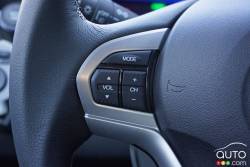 2016 Honda CRZ steering wheel mounted audio controls