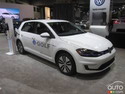 The new, all-electric Volkswagen e-Golf will finally be available in Canada. Look for a range of about 200 km.