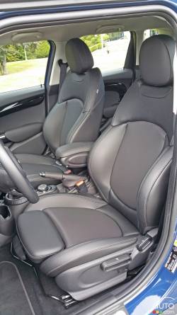 Sièges avant de la MINI Cooper S 5 portes 2016