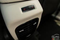 Climatisation de la banquette arrière de la Lincoln MKC Ecoboost AWD 2016