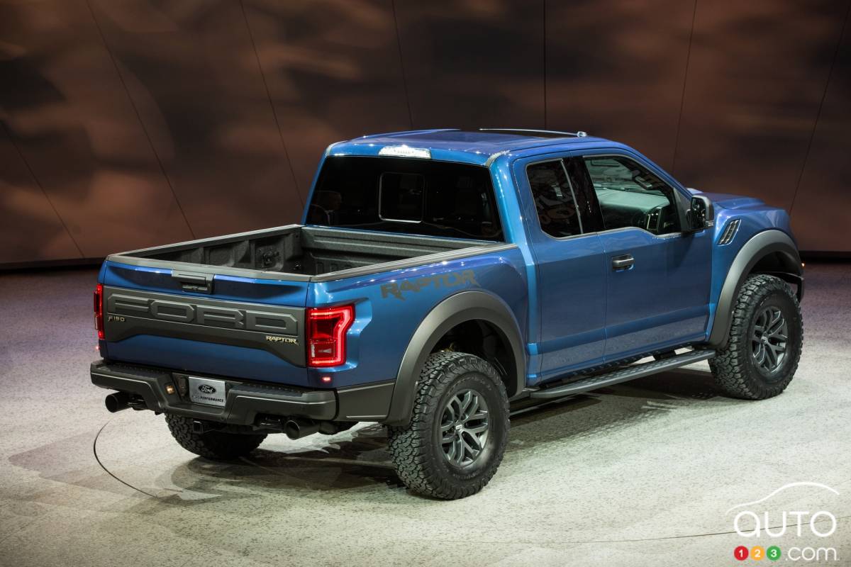 Photos du Ford F-150 Raptor 2017 au salon de l'auto de Détroit 2015 sur