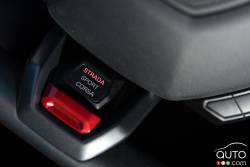 Boutton de contrôle des modes de conduite de la Lamborghini Huracan 2015