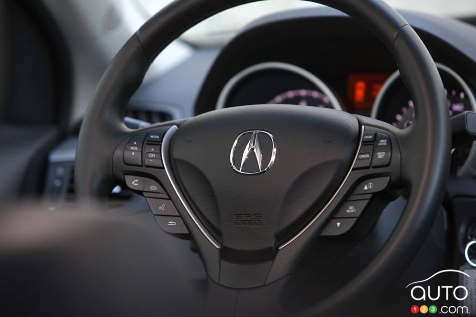 Steering wheel with controls